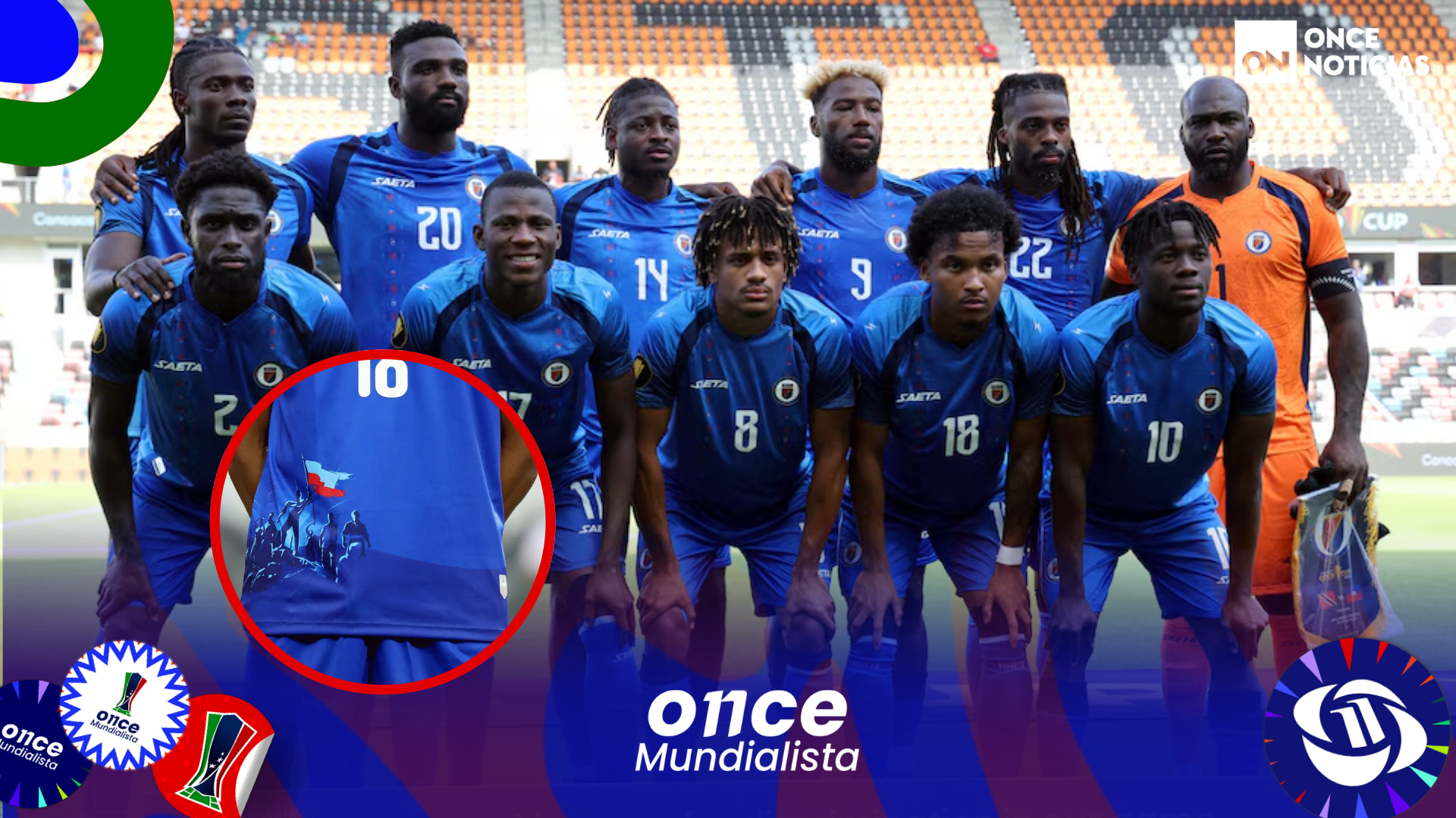 Escándalo: la FIFA obliga a Haití a cambiar su camiseta en el Mundial