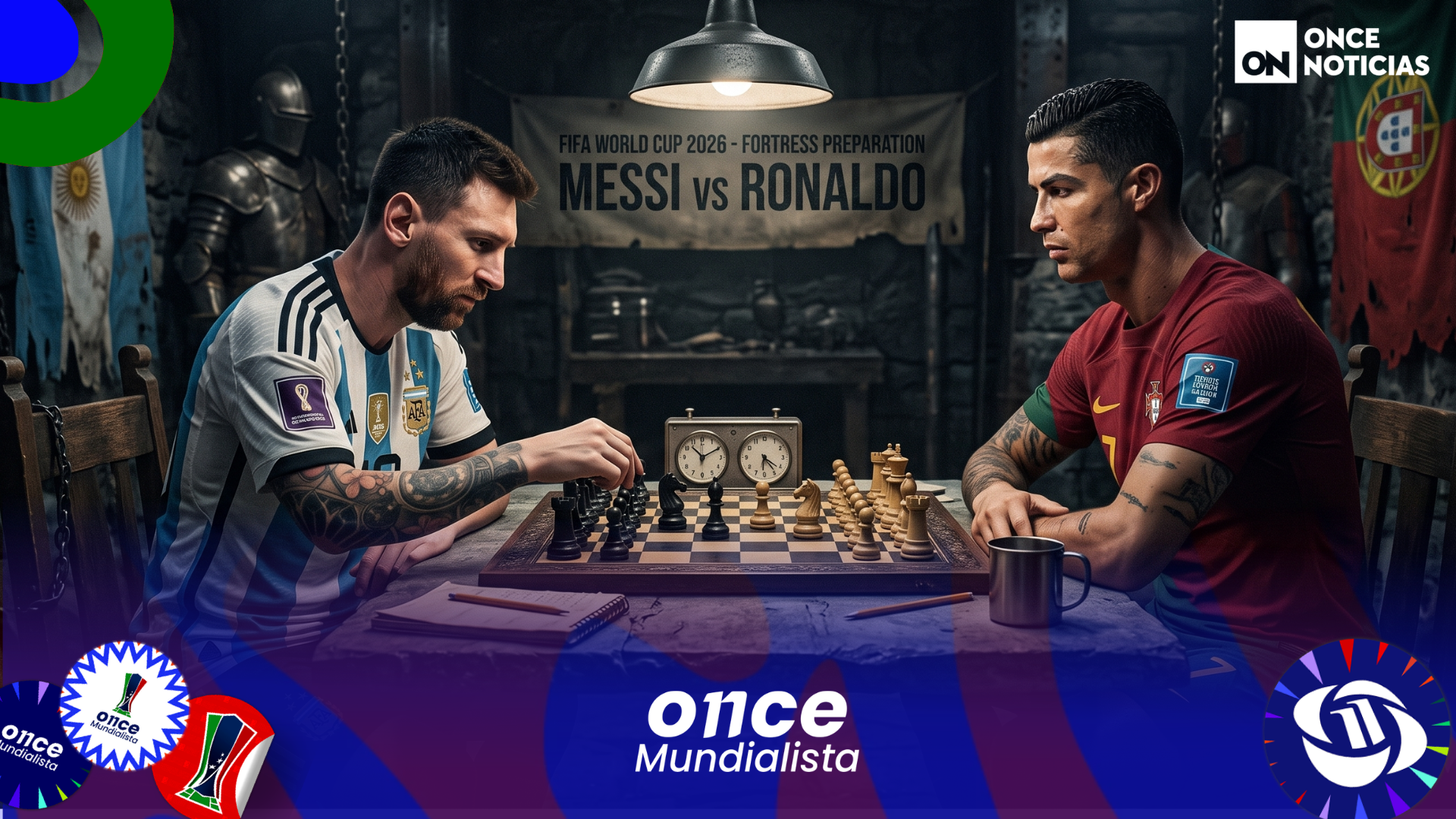 ¿Qué probabilidades hay de un Messi vs Cristiano Ronaldo en el Mundial 2026?