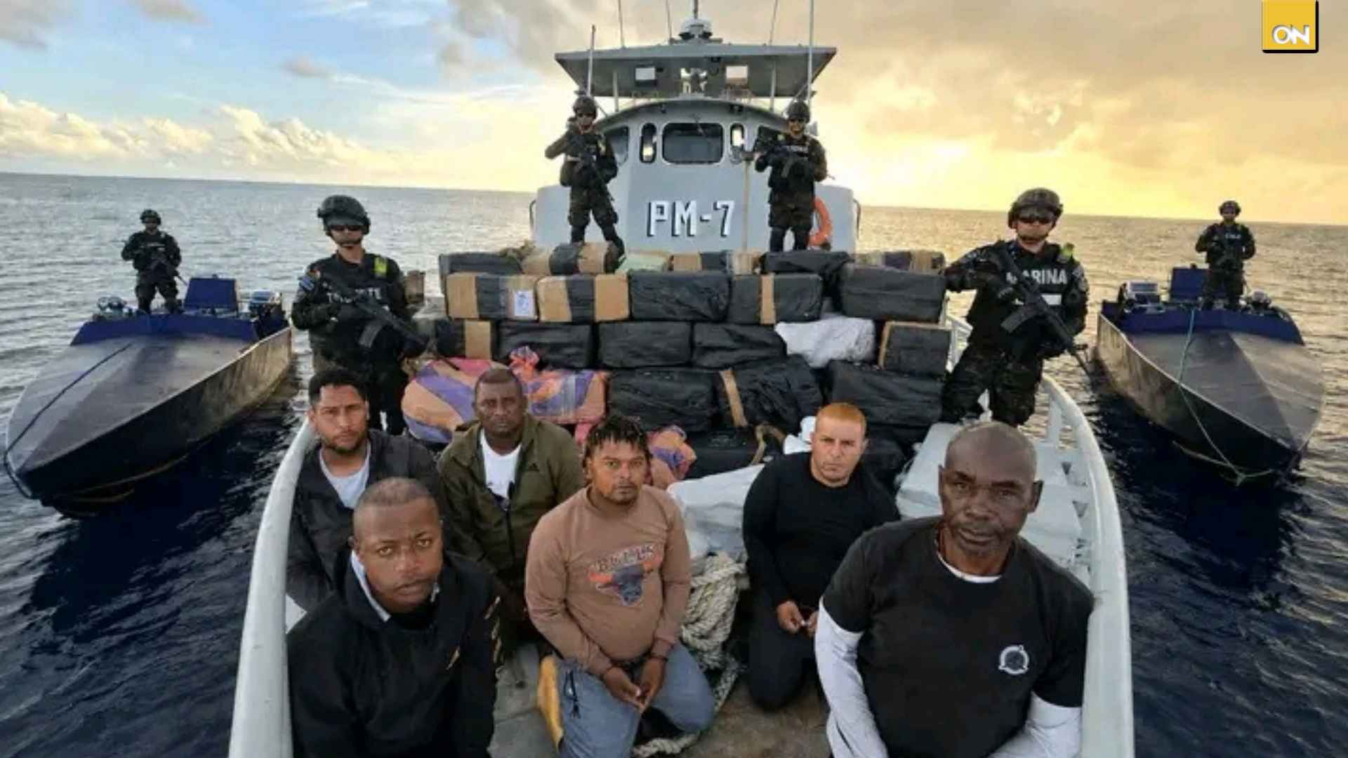 Marina de El Salvador asesta histórico golpe al narcotráfico con decomiso récord de 6.68 toneladas de cocaína