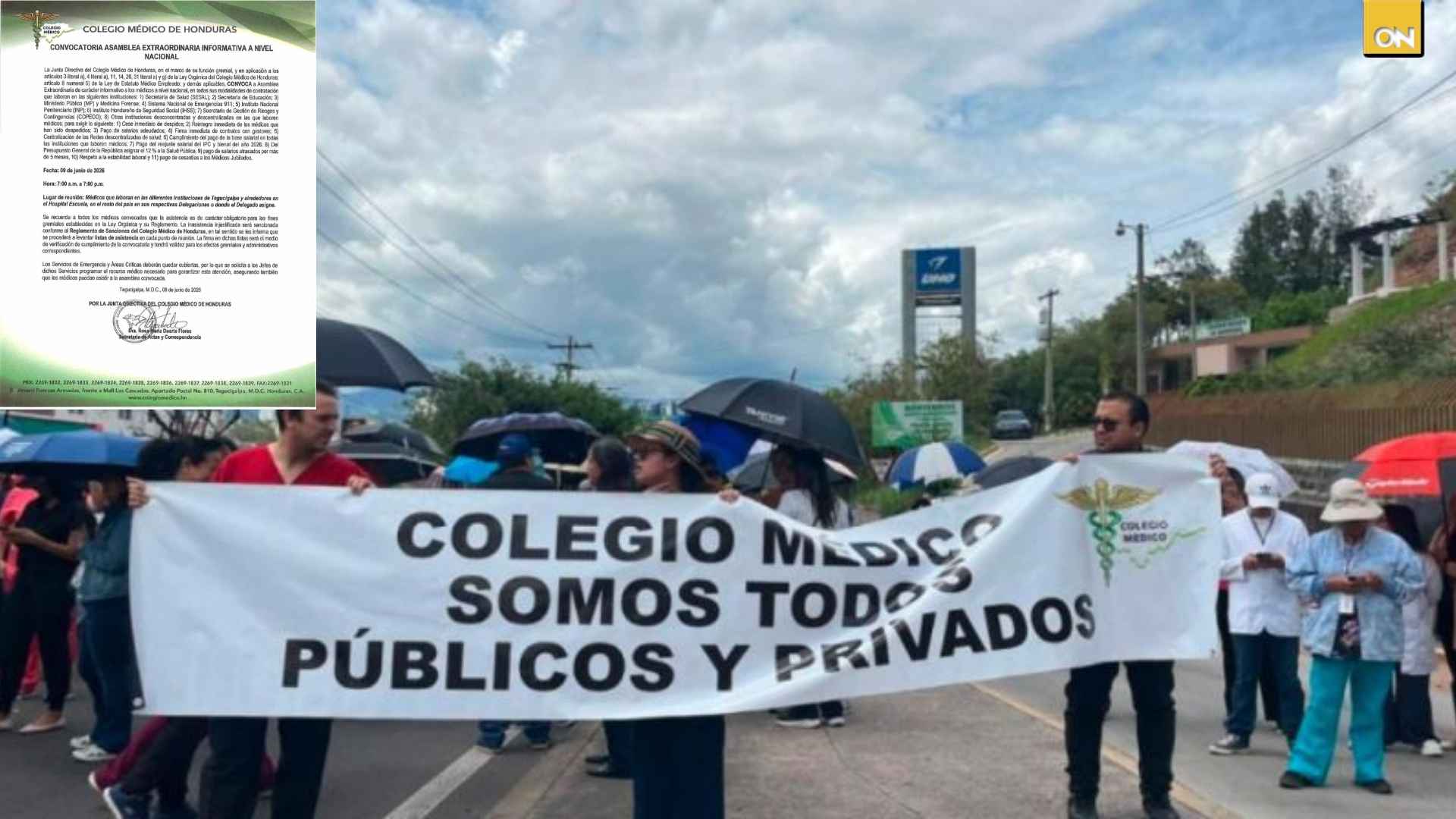 Más de siete mil consultas médicas se han perdido por asambleas informativas que ya cumplen su segunda semana de duración