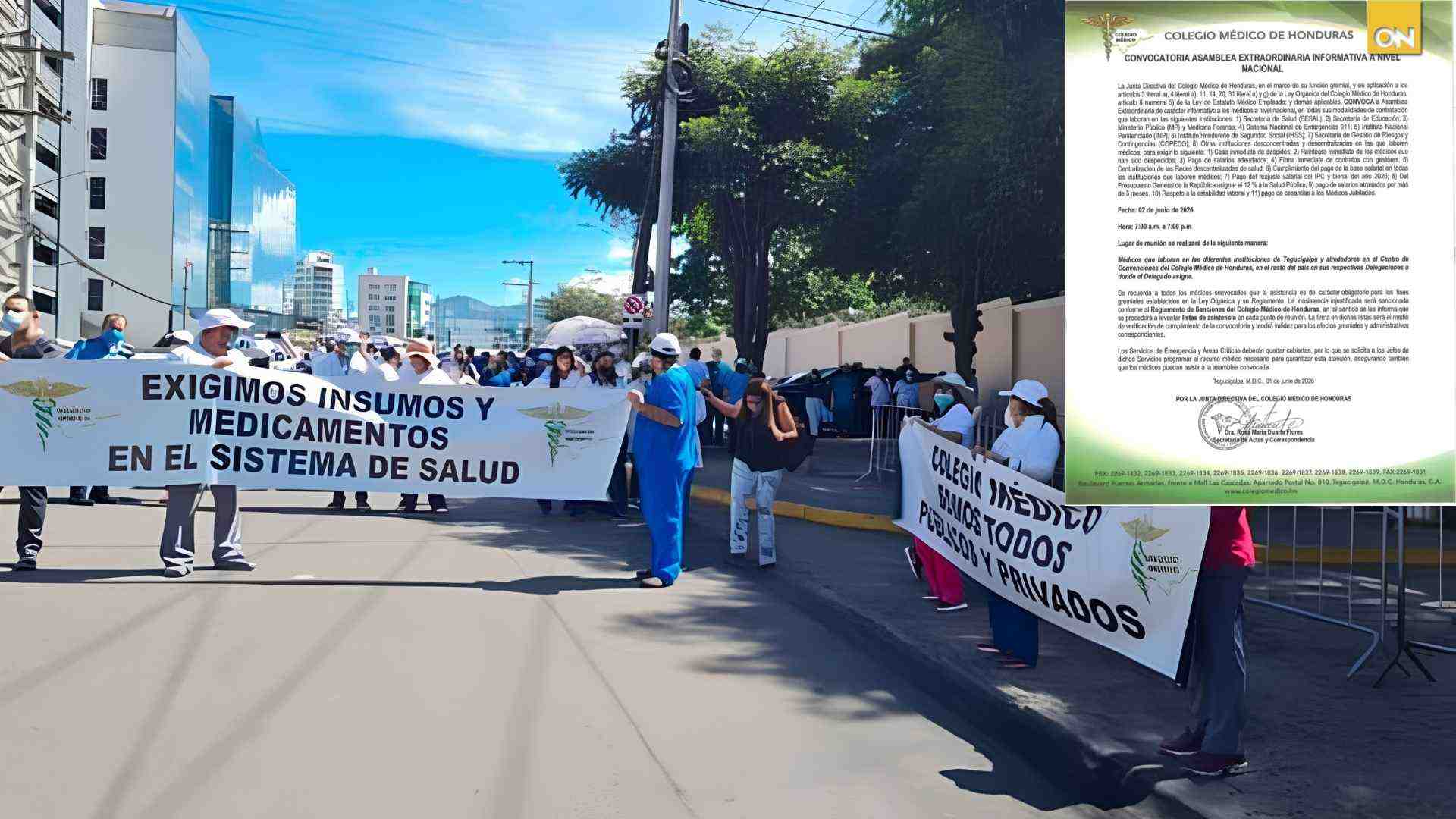 Médicos continuarán las asambleas informativas a nivel nacional ¿Qué pasará con las consultas externas