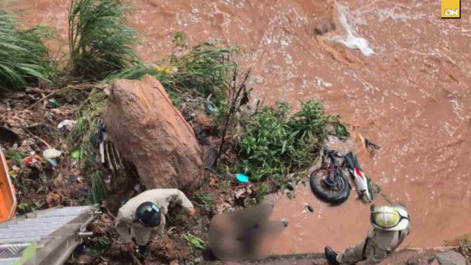 Motociclista fallece tras caer de puente al río Choluteca en Tegucigalpa