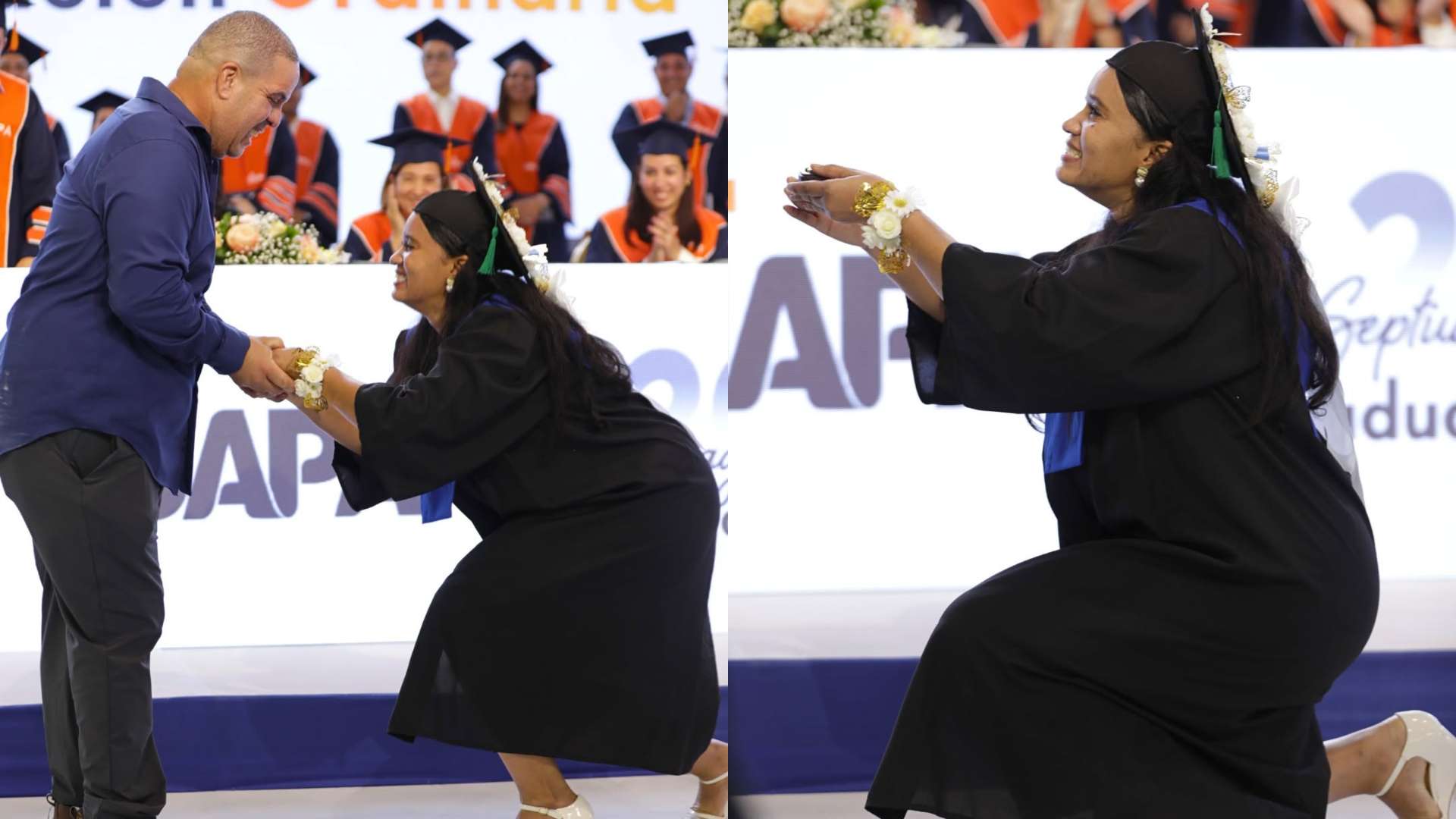 Mujer recién graduada decide proponerle matrimonio a su novio
