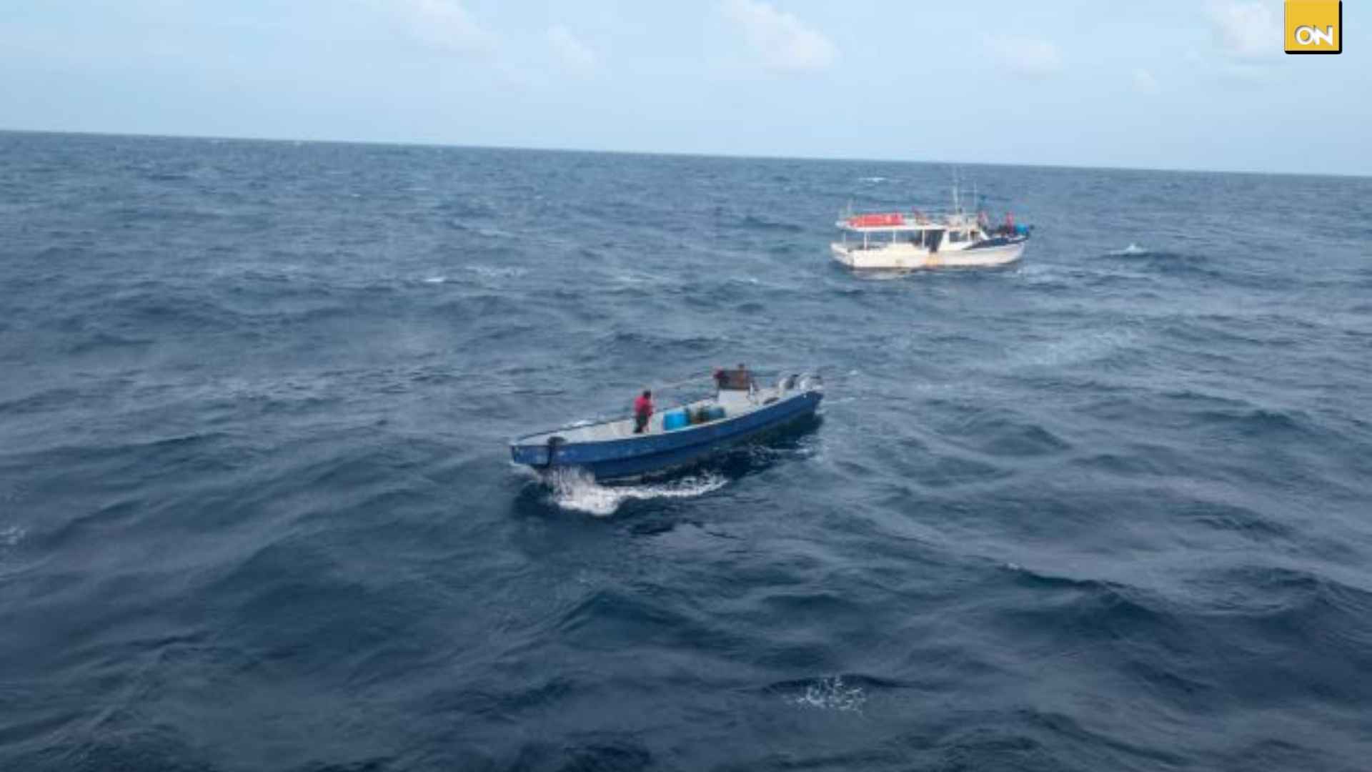 Rescatan a tres pescadores varados en la Mosquitia tras varios días a la deriva