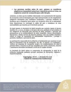 Honduras confirma primer contagio local de sarampión ya asciende a cinco 