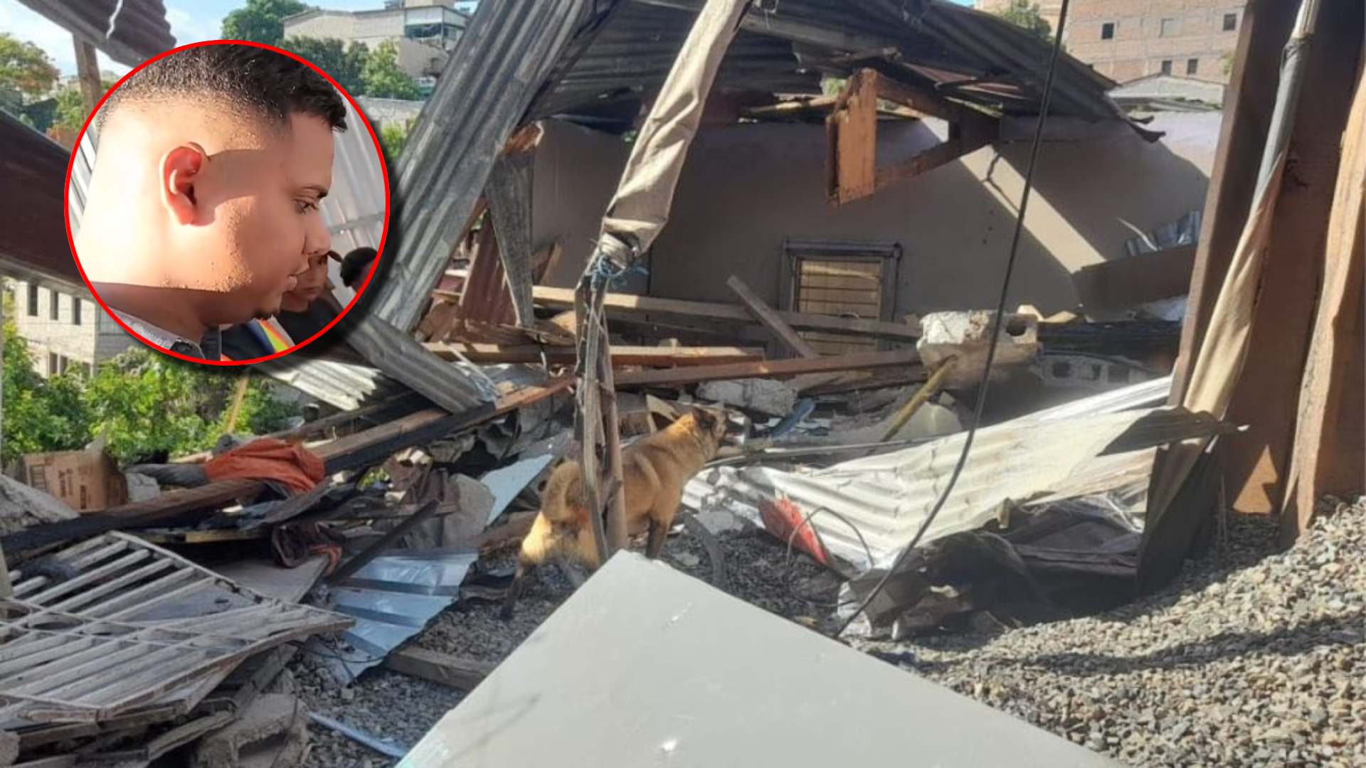 Un joven casi es víctima más de accidente en colonia Villa Nueva