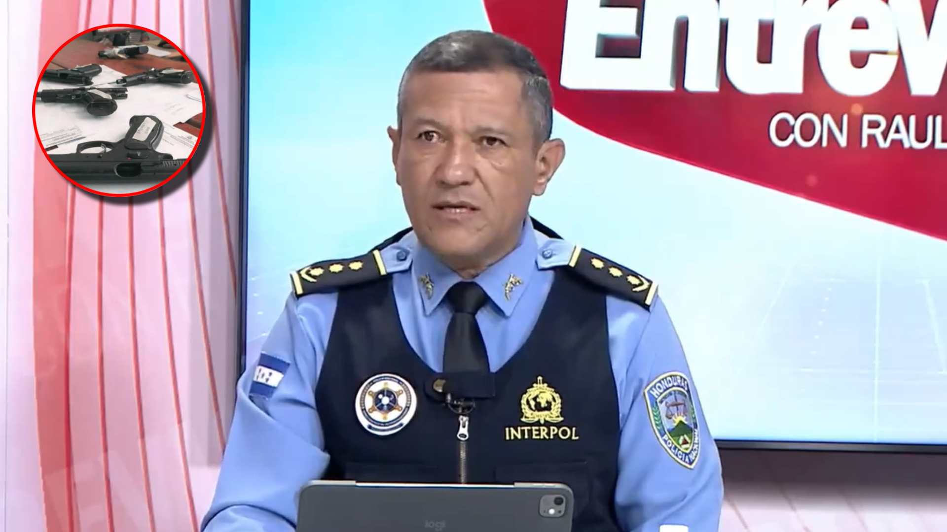 Director de la DPI expone responsabilidad por armas en Honduras
