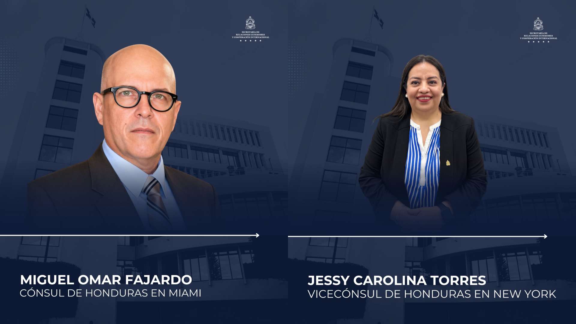  Nuevos cónsules hondureños en Estados Unidos