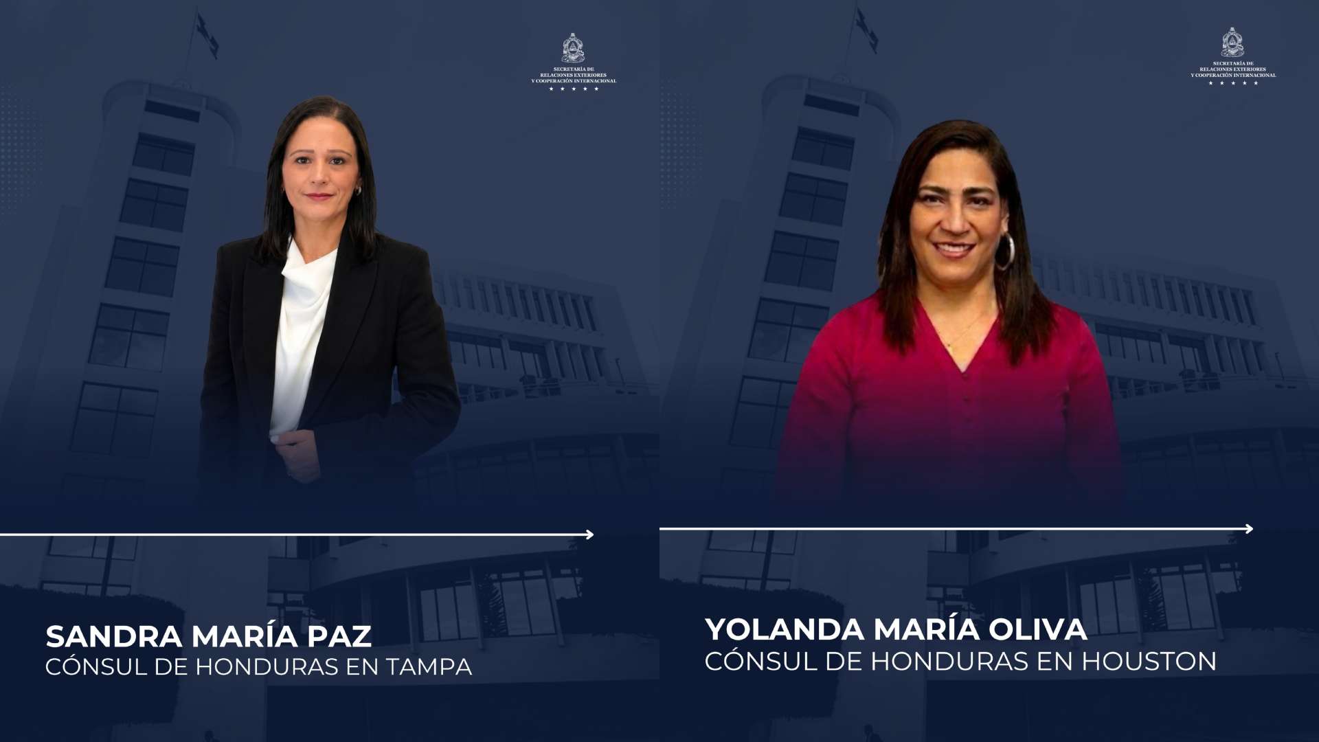  Nuevos cónsules hondureños en Estados Unidos