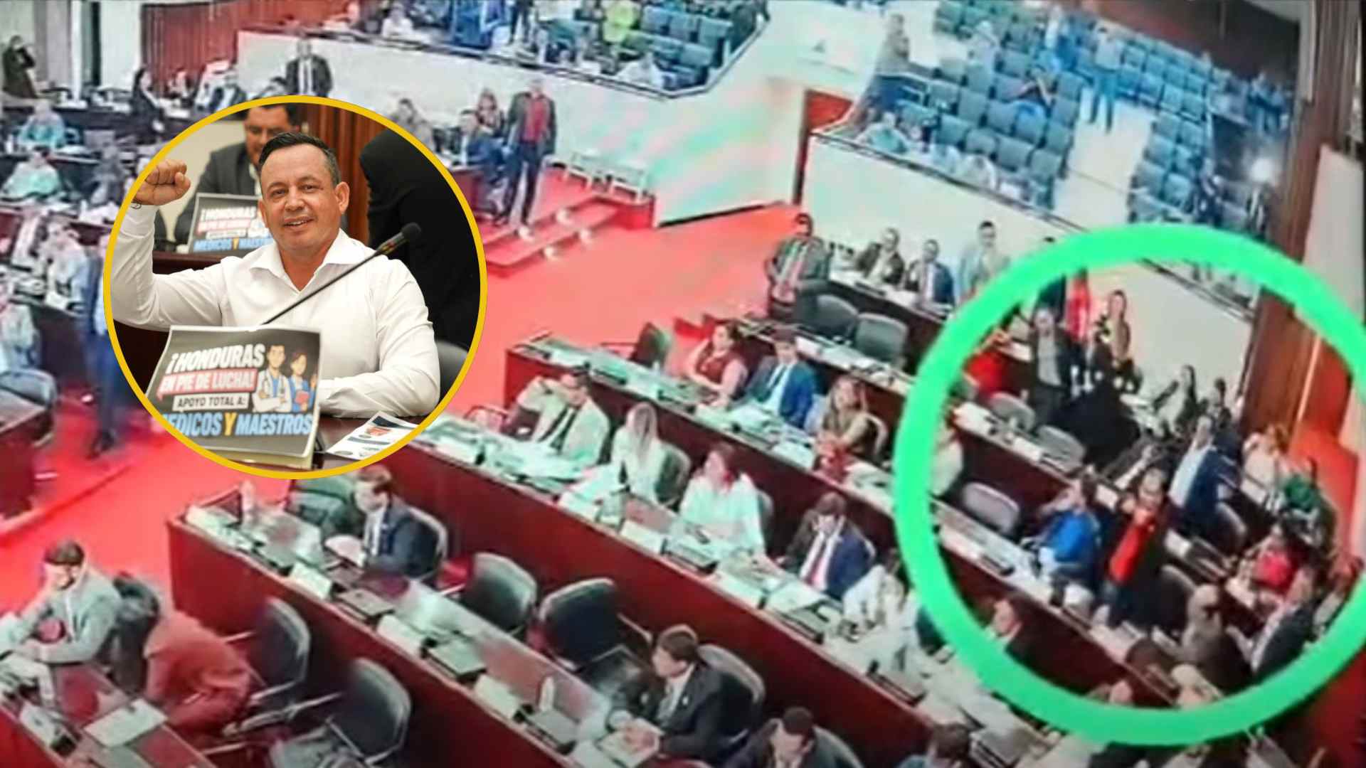 ¿De quién se trata? Diputado será sancionado con deducción salarial tras lanzar una botella en el Congreso