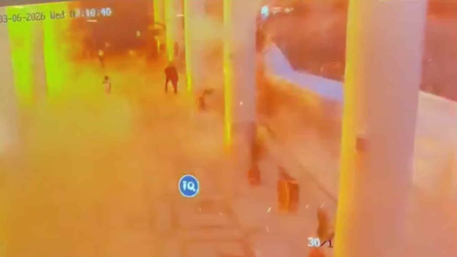 Video: así fue el impacto del dron iraní en el aeropuerto de Kuwait
