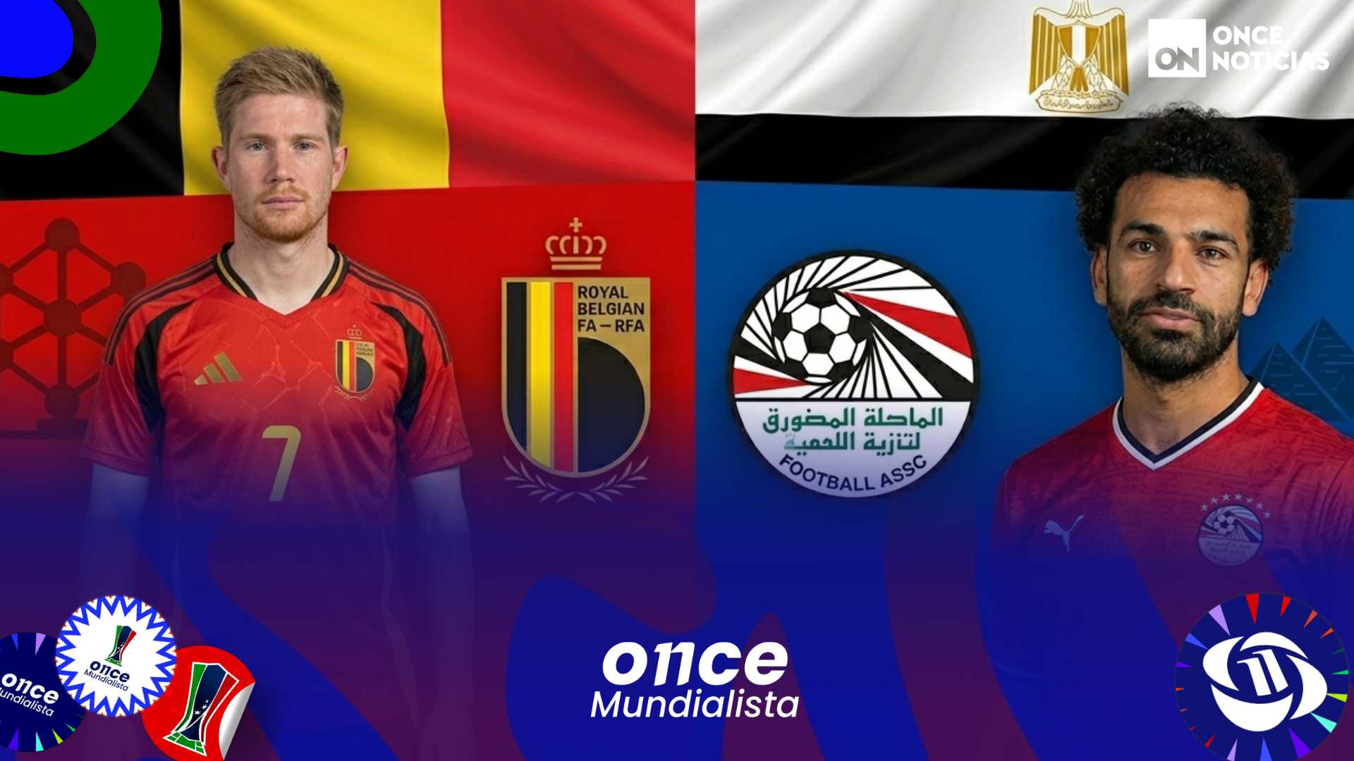 en vivo Bélgica Egipto
