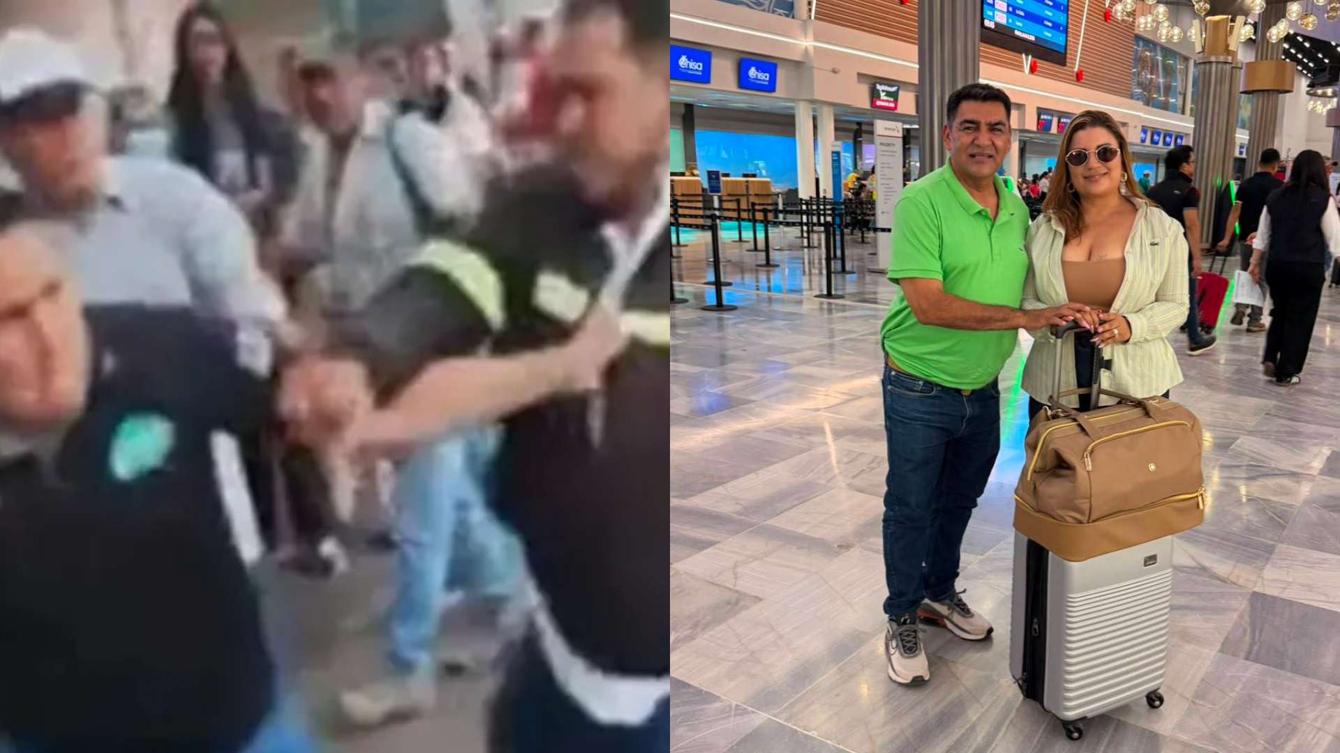 Tras polémica pelea, reaparece “Halcón 01” de viaje con su familia