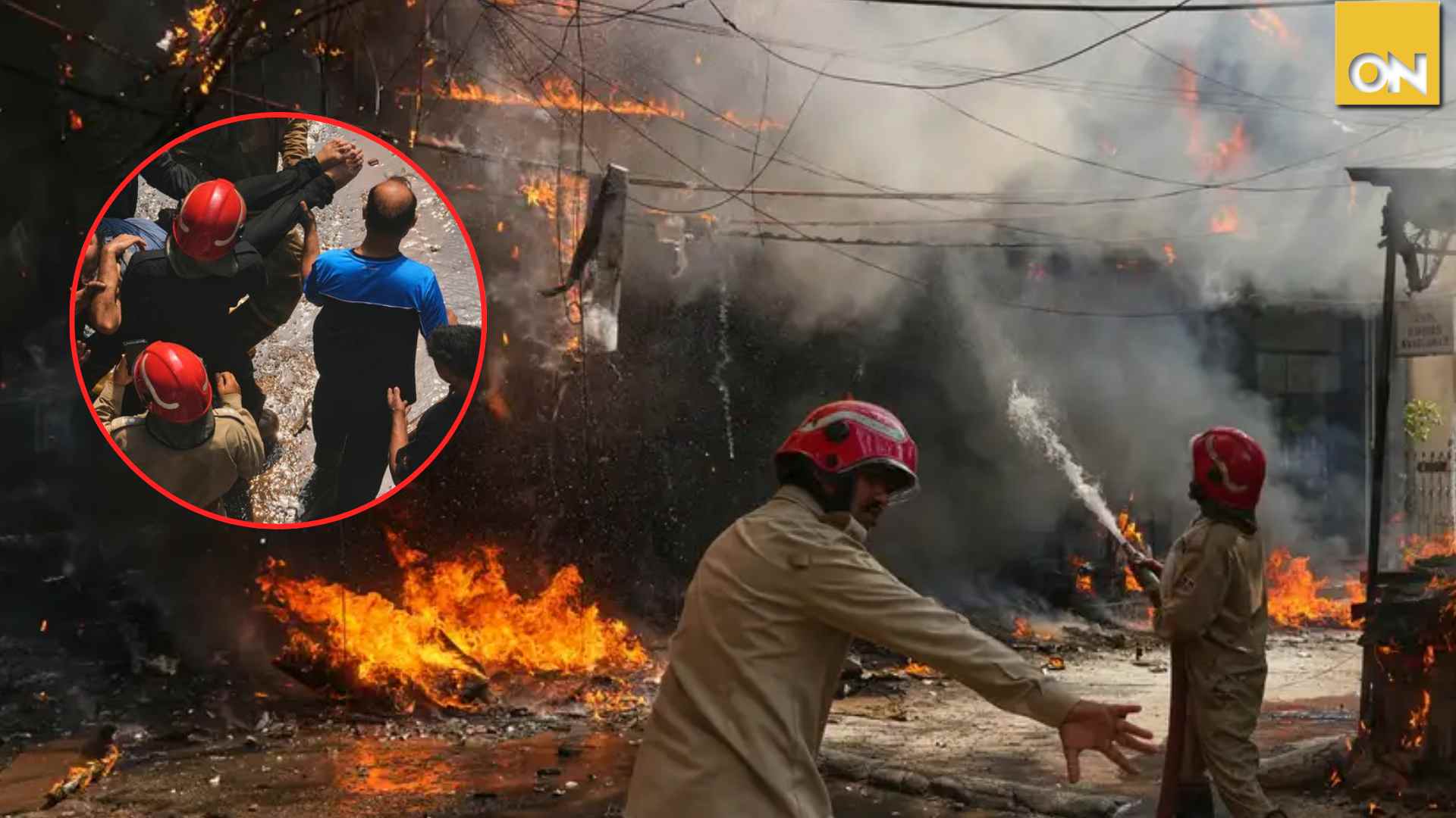 incendio en hotel de Nueva Delhi
