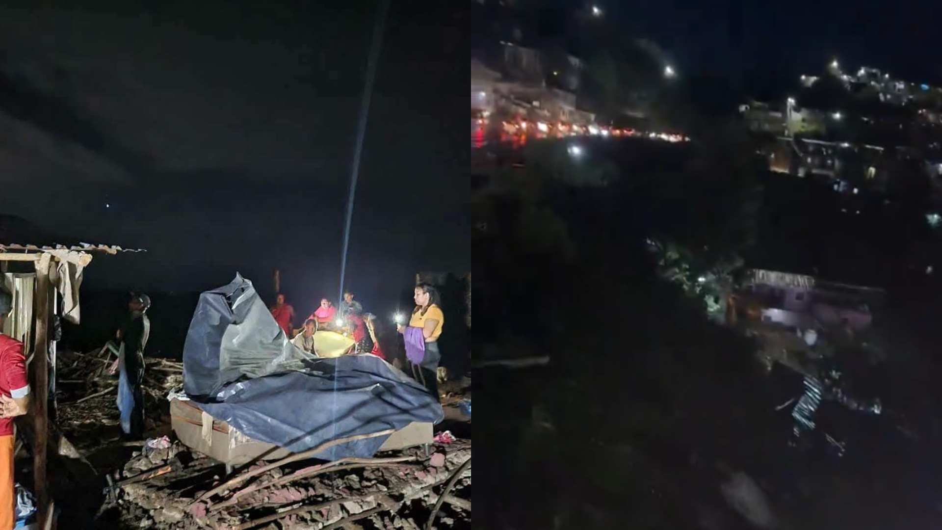 Lluvias en Honduras: Familias con viviendas dañas en Choluteca y temor de vecinos en carretera salida a Olancho