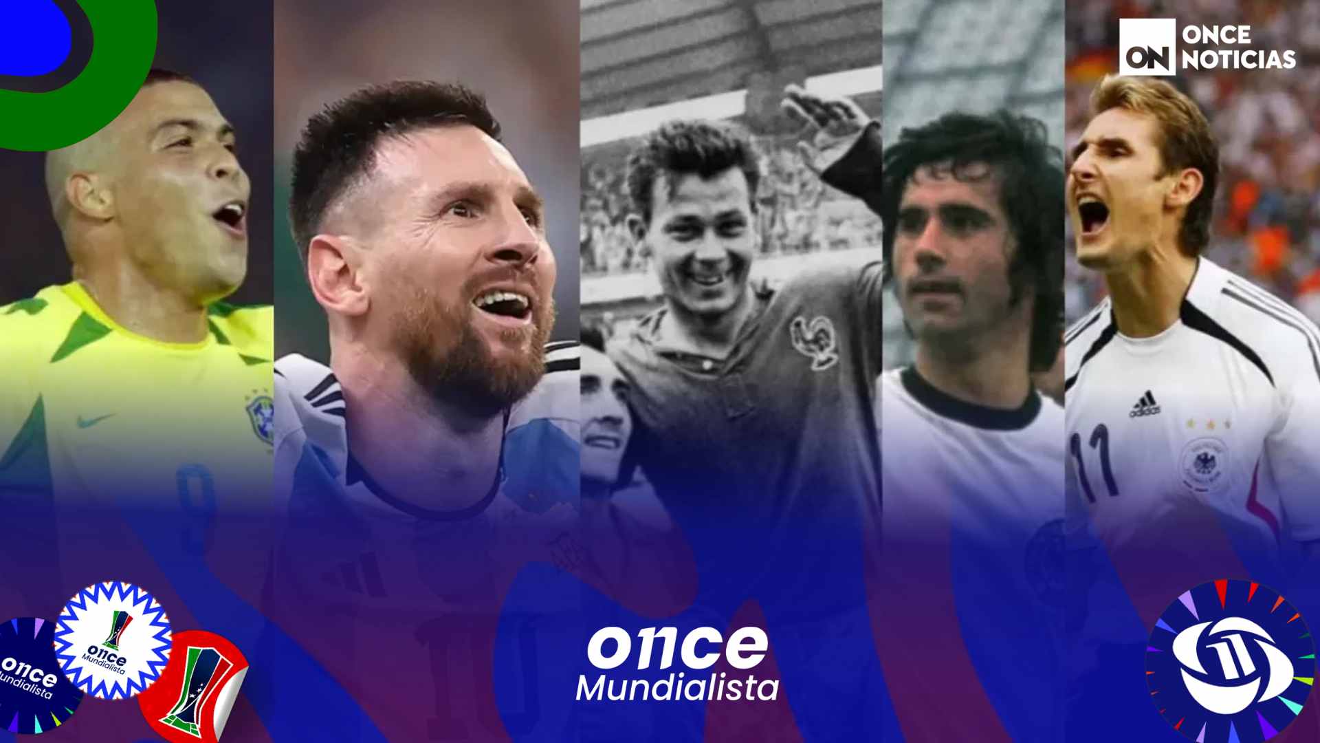 máximos goleadores mundialistas