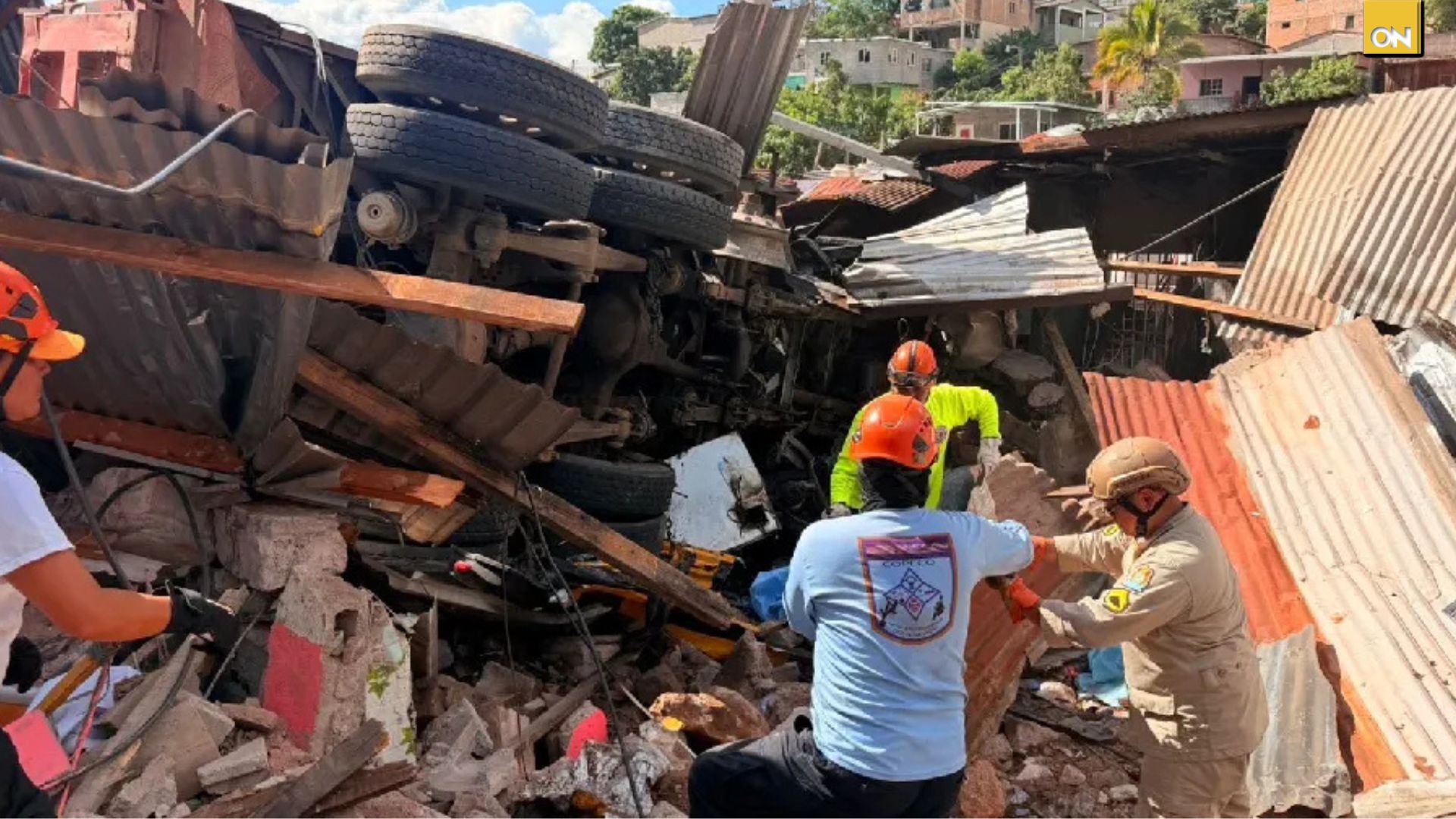 Galeria Volqueta Accidente Villa Nueva