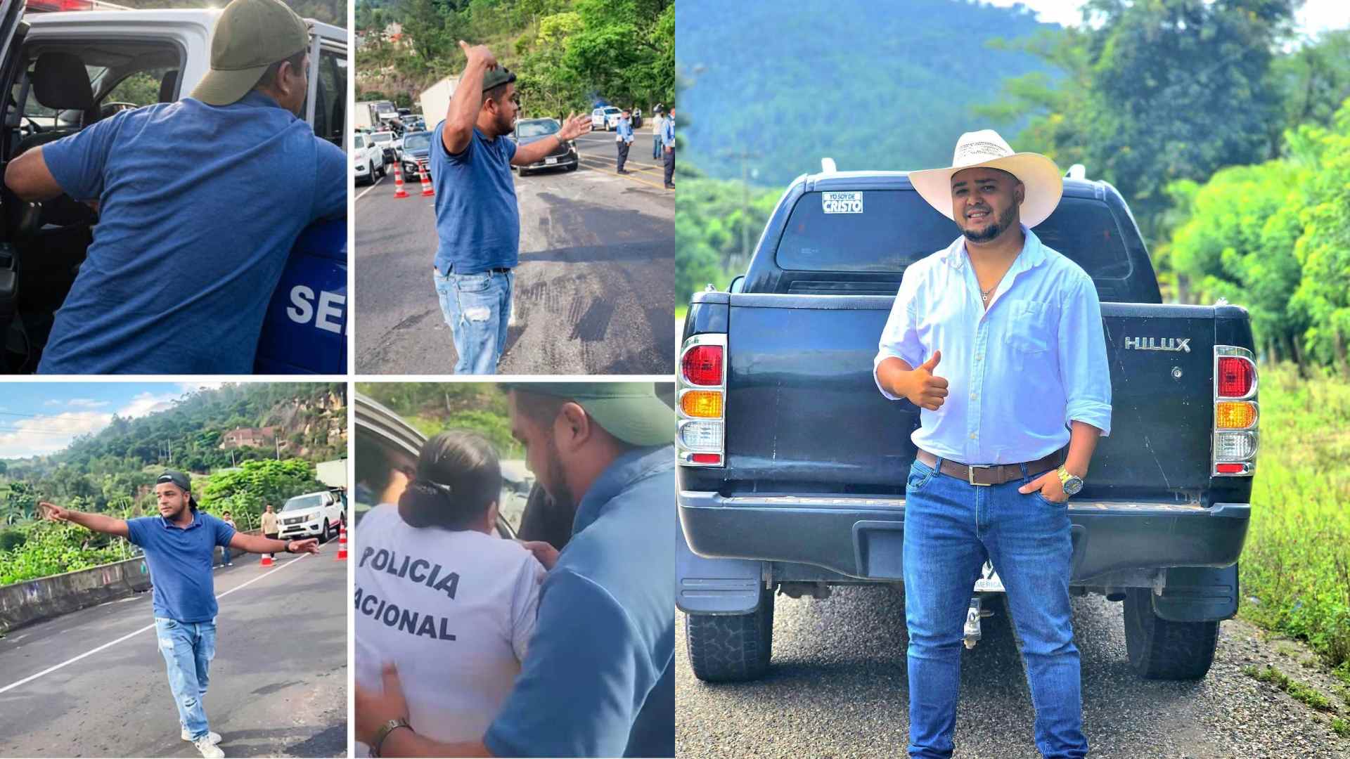 Él es 'Pumba', el hombre que ayudó a los policías tras la tragedia en la CA-5