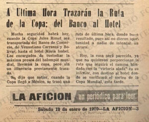 ¿Cuándo se entregó por última vez la Jules Rimet?