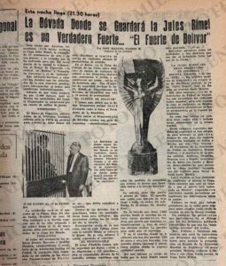 ¿Cuándo se entregó por última vez la Jules Rimet?