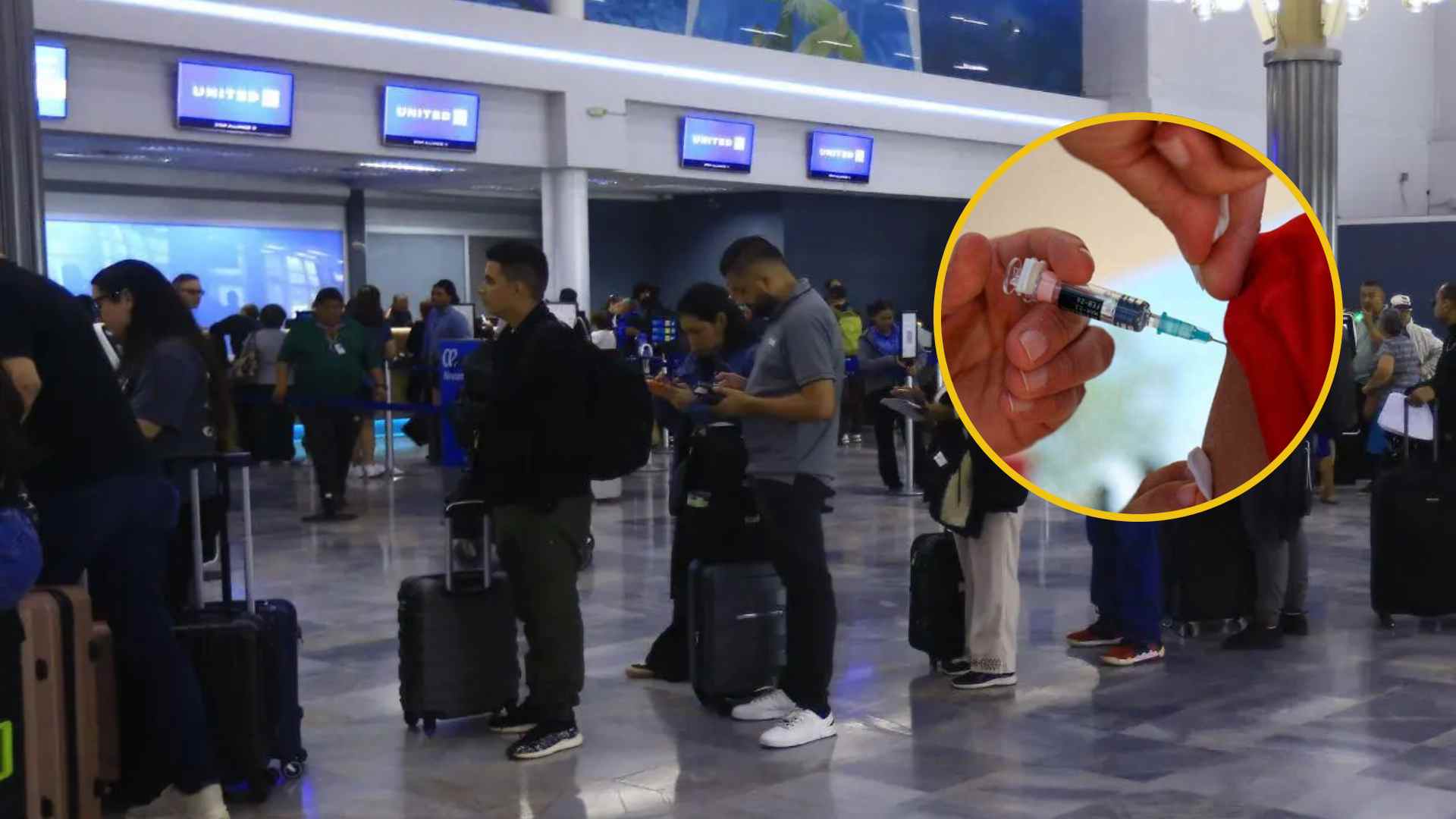 Vacuna contra el sarampión llegará a aeropuertos: conozca dónde podrá aplicársela