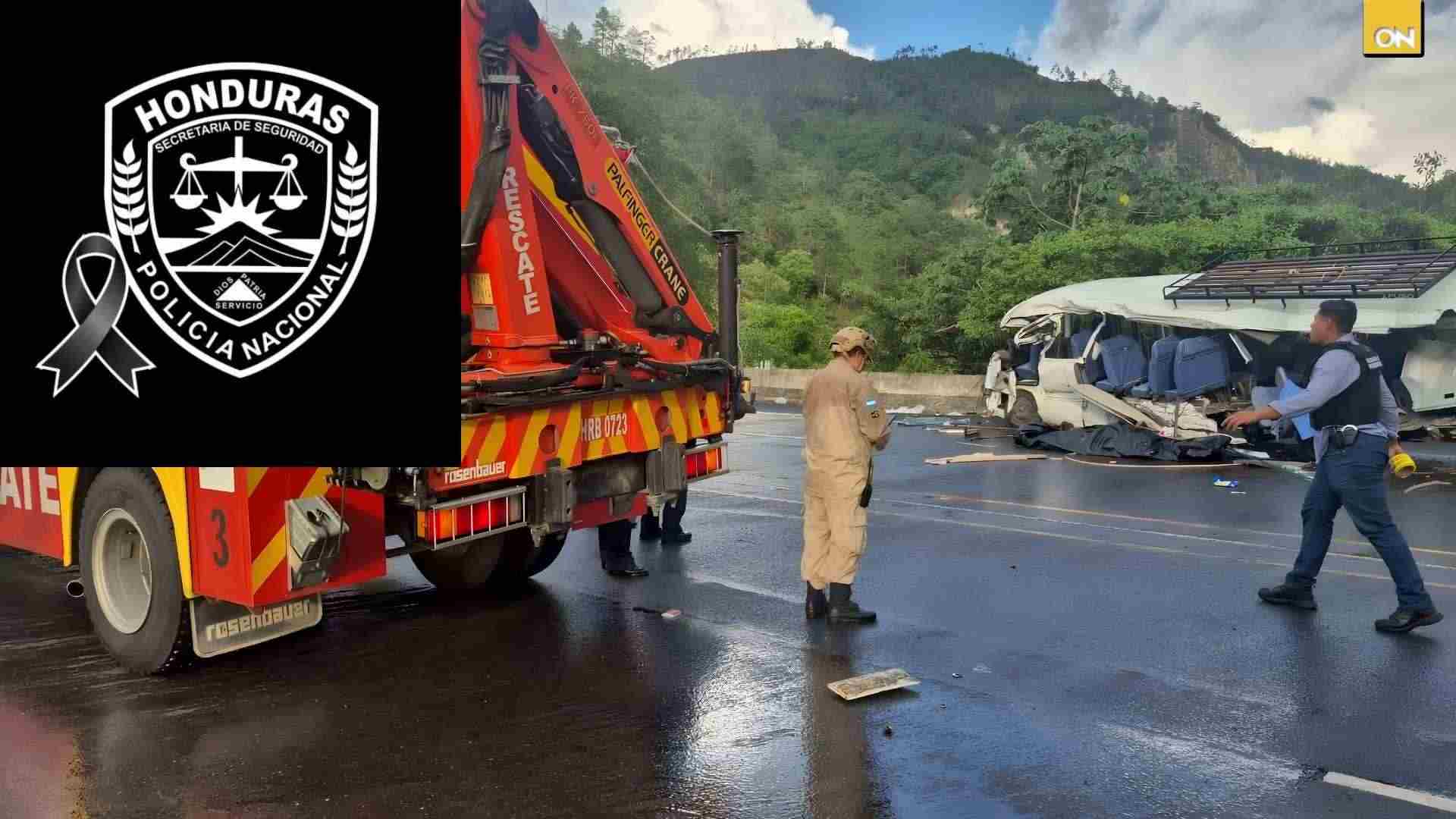 ¿Quiénes viajaban en el bus accidentado con grúa que dejó al menos siete policías fallecidos