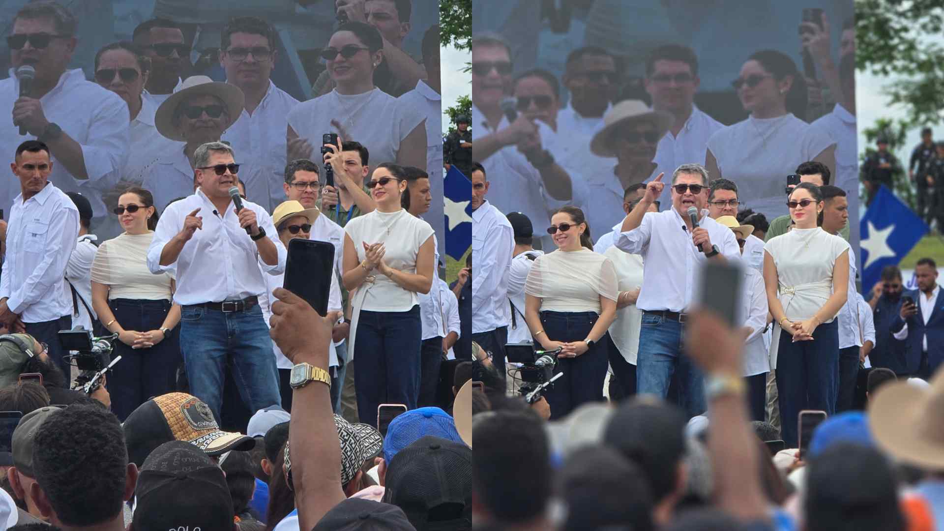 Las 11 frases de Juan Orlando Hernández tras su regreso a Honduras que marcaron su primer discurso público