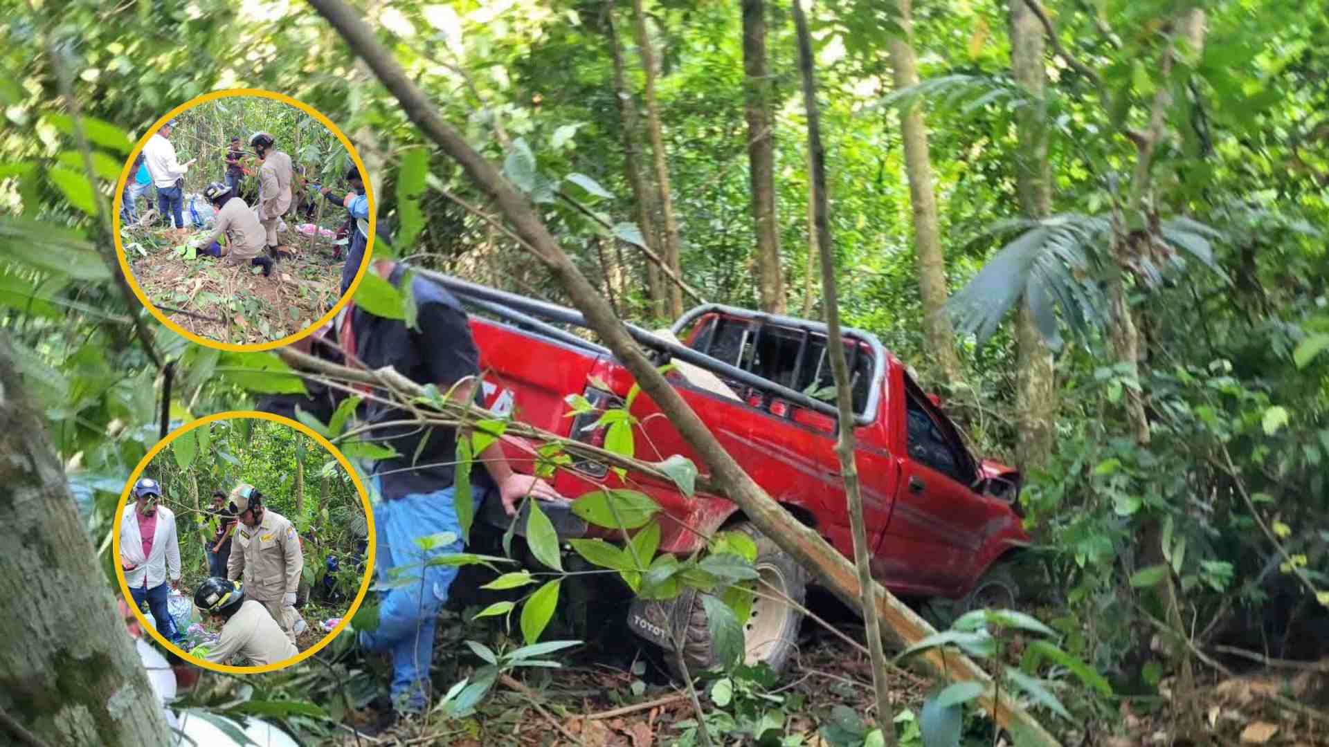 Accidente en El Negrito, Yoro: dos mujeres mueren tras caer vehículo a una hondonada