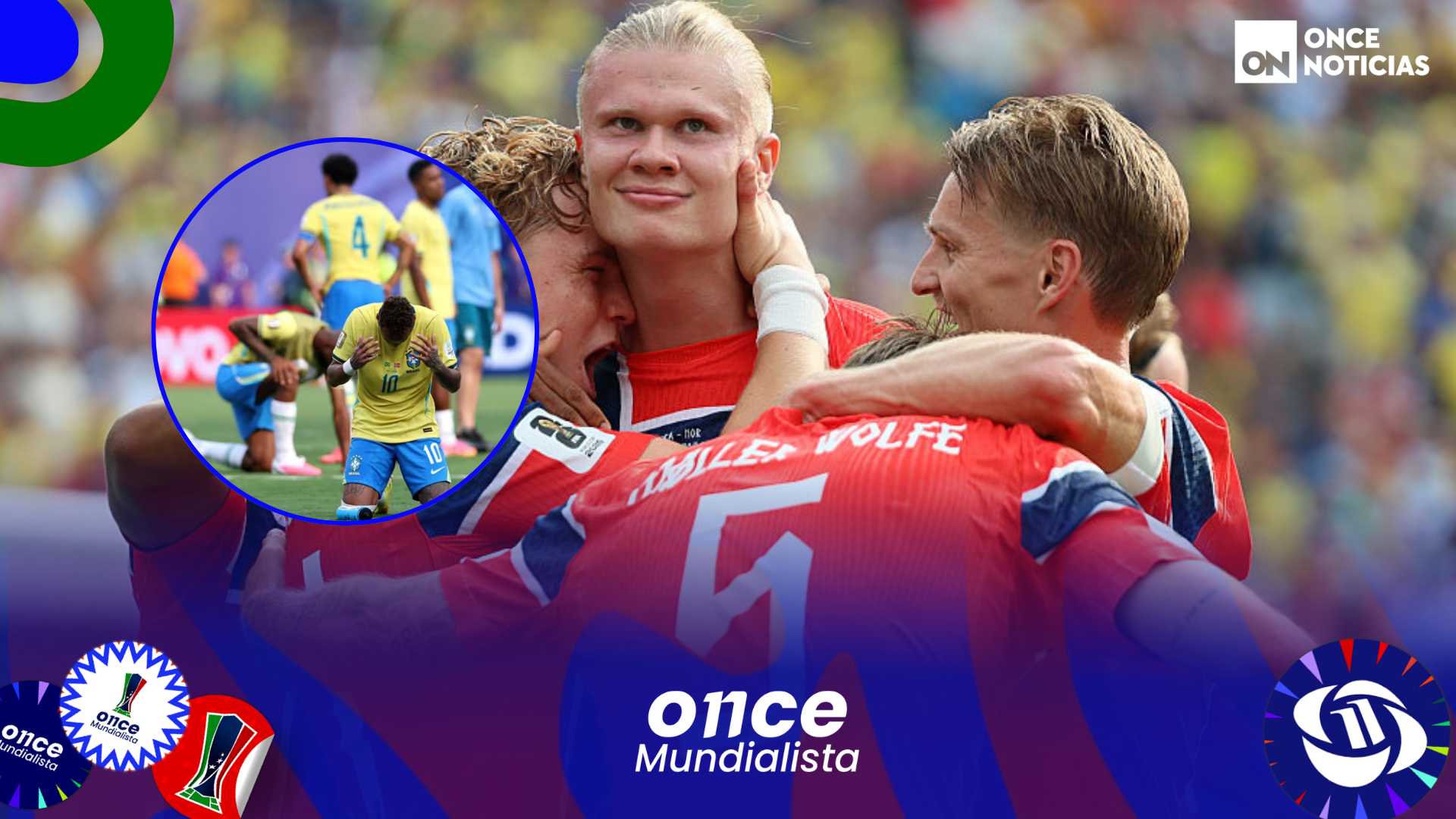 Brasil vs Noruega Mundial