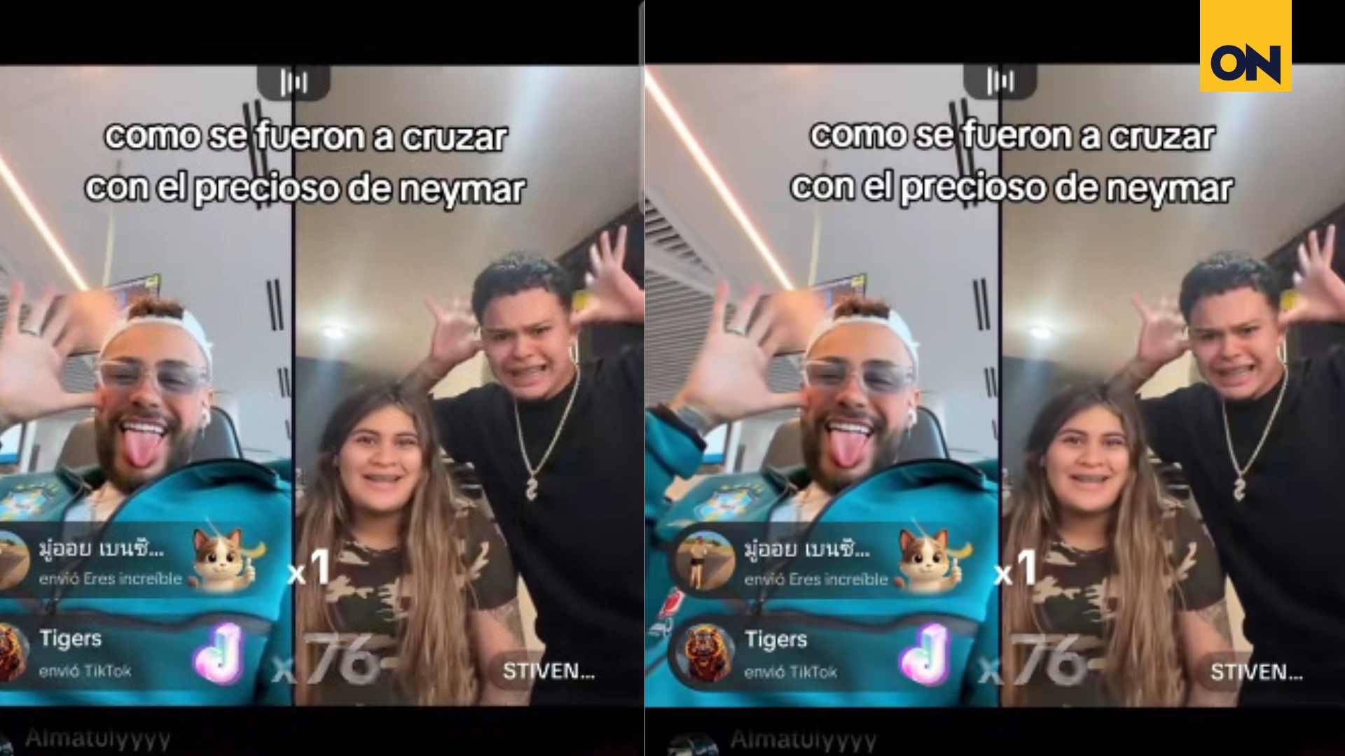 ¿Era Neymar? La Yacuni y Stivencito sorprenden al hacer una batalla en TikTok con supuesto Neymar Jr.