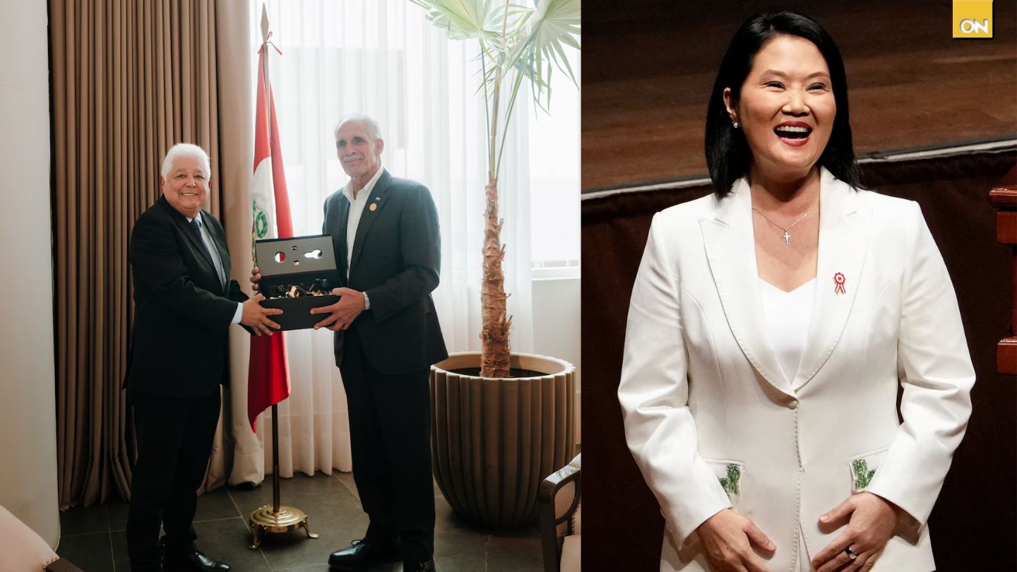 Asfura llega a Perú para asistir a la toma de posesión de Fujimori