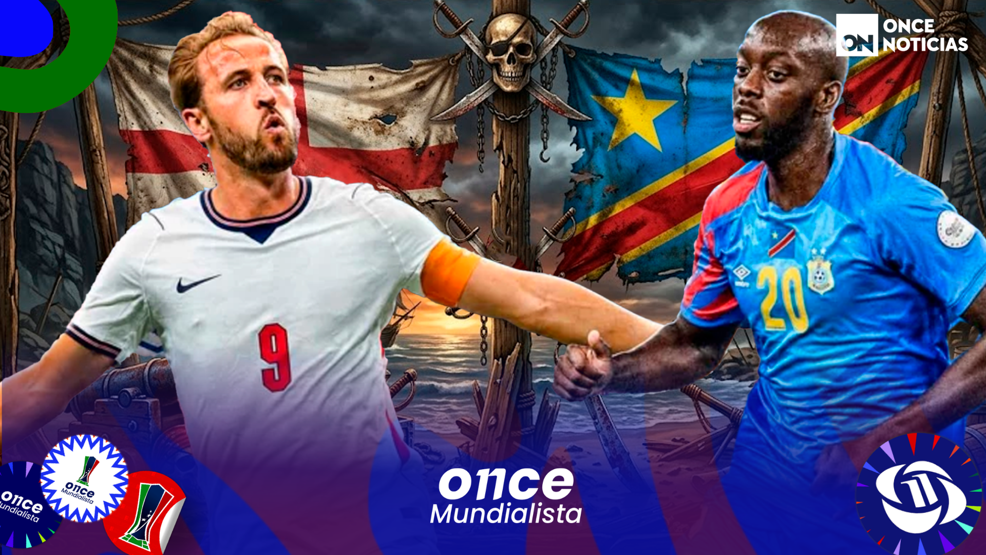 Inglaterra vs RD Congo: hora, alineaciones y pronóstico de los 16avos del Mundial 2026