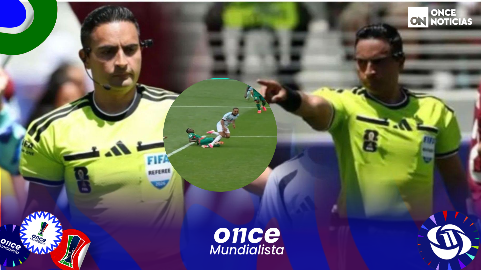 Saíd Martínez hace historia: dirigió el penal que terminó en el gol más tardío de un Mundial