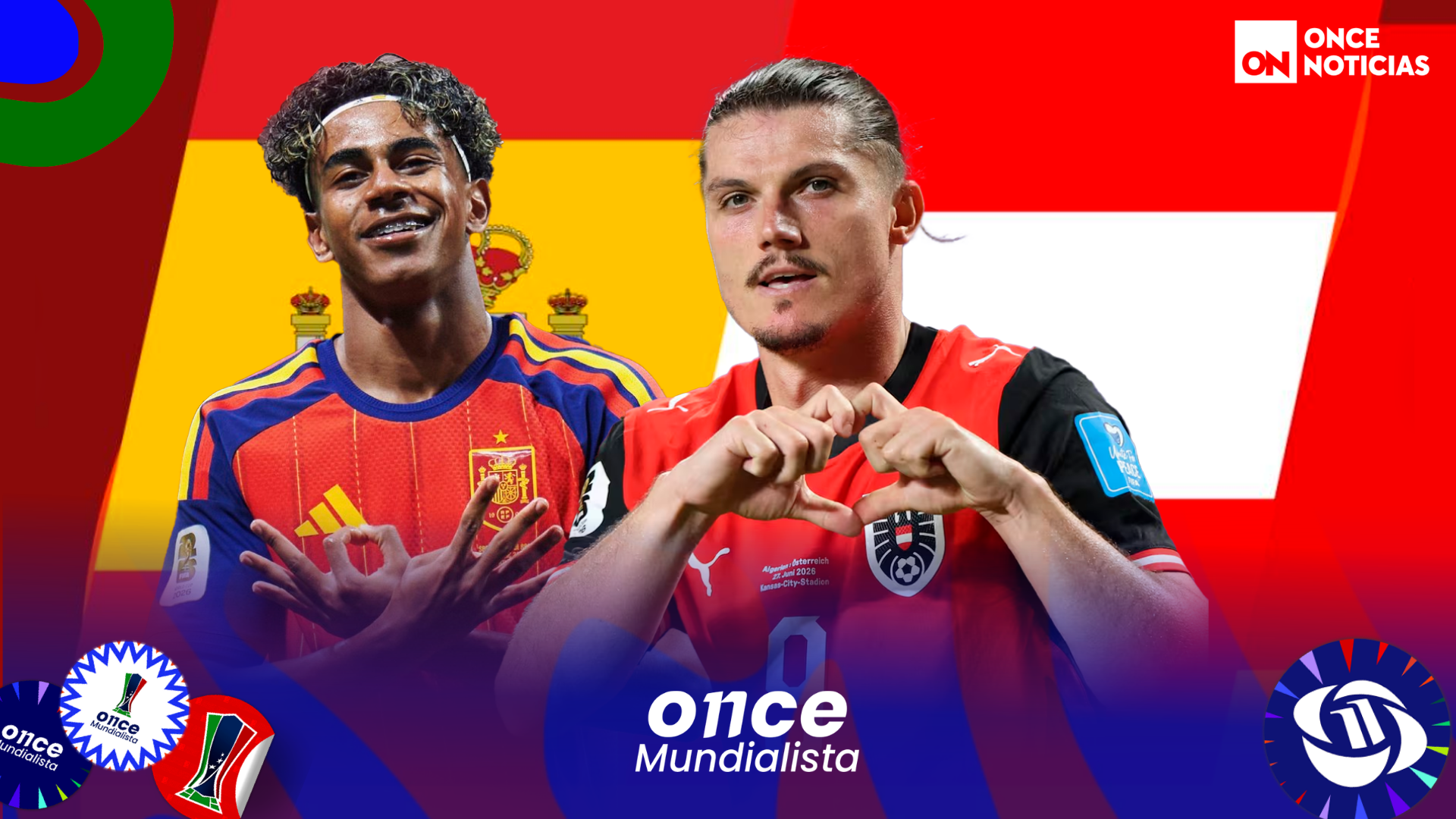 España vs Austria EN VIVO: Alineaciones y hora por los 16vos del Mundial 2026