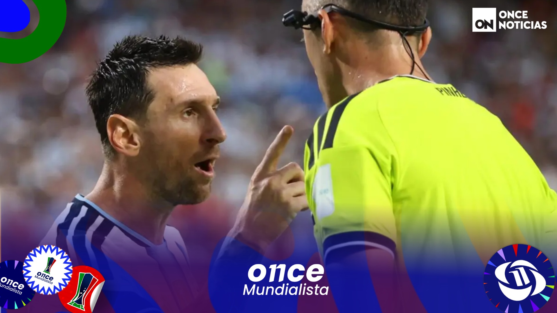 El fuerte cruce de Messi con el árbitro ante Suiza en el Mundial
