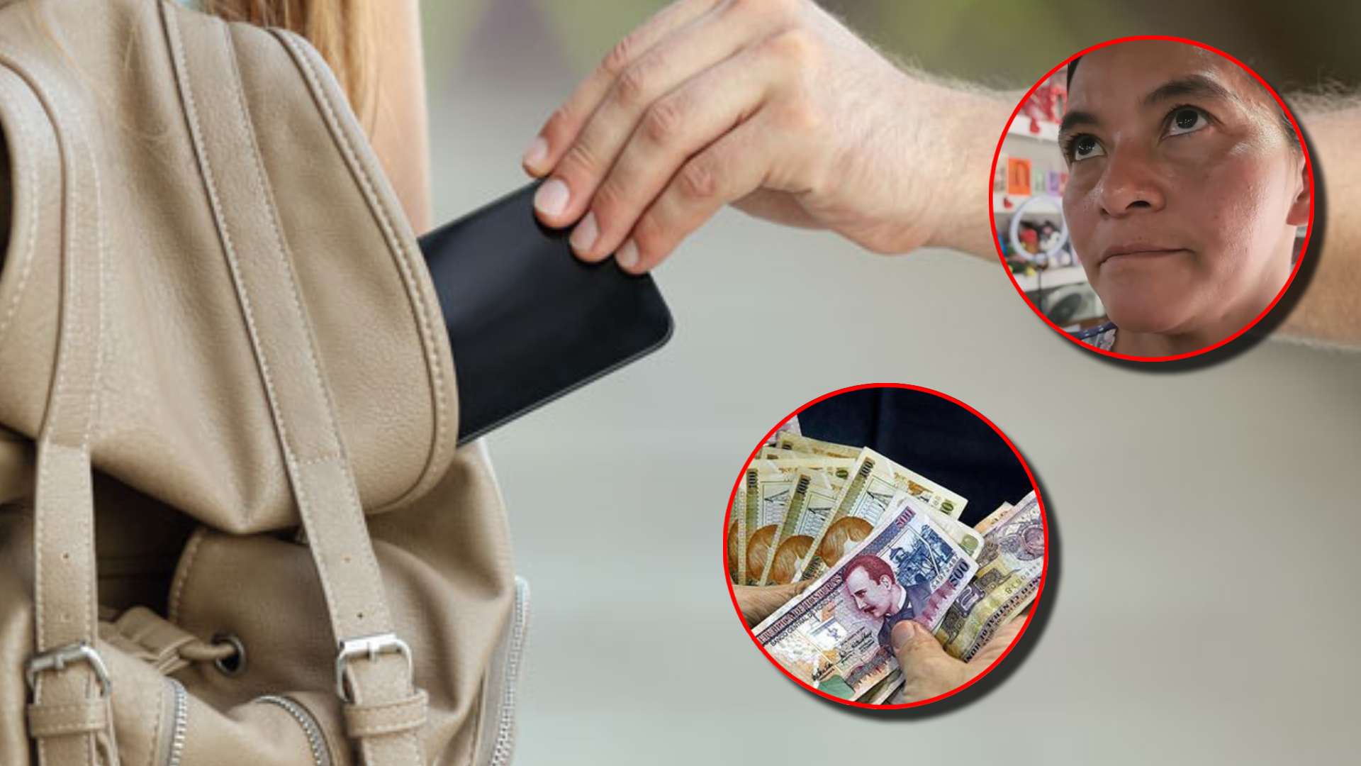 Hondureña revela robo de dinero en extrañas circunstancias