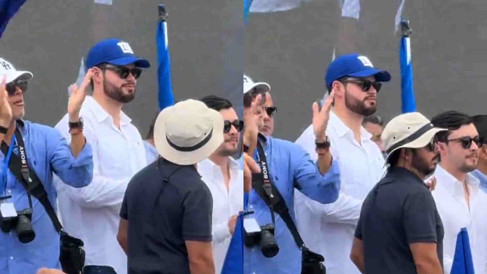 Hondureño roba miradas en llegada de Juan Orlando Hernández y se vuelve viral en redes