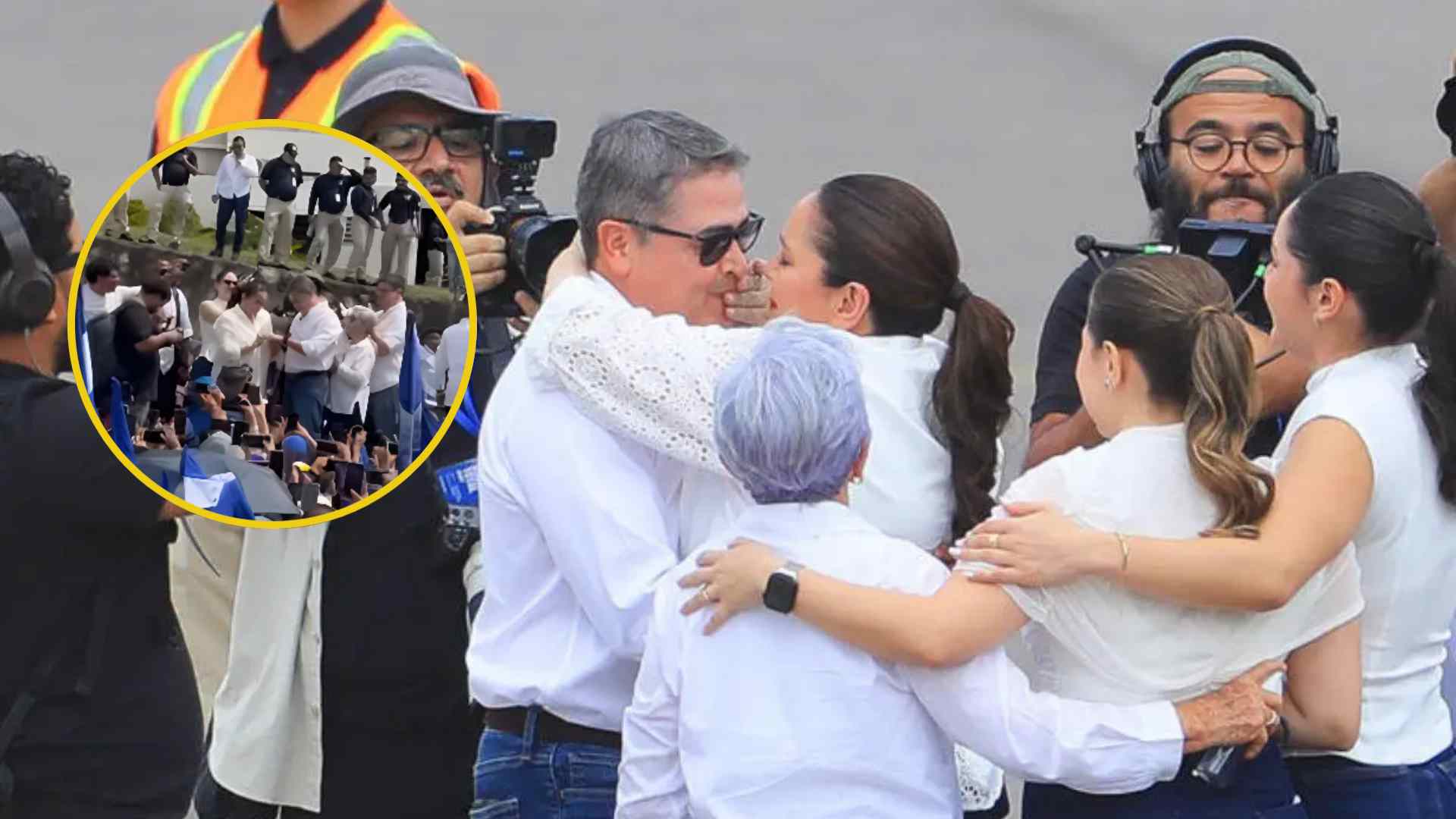 VIDEO: "Póngame ese anillo de vuelta": así fue el emotivo momento en que Ana García volvió a colocarle el anillo a Juan Orlando Hernández