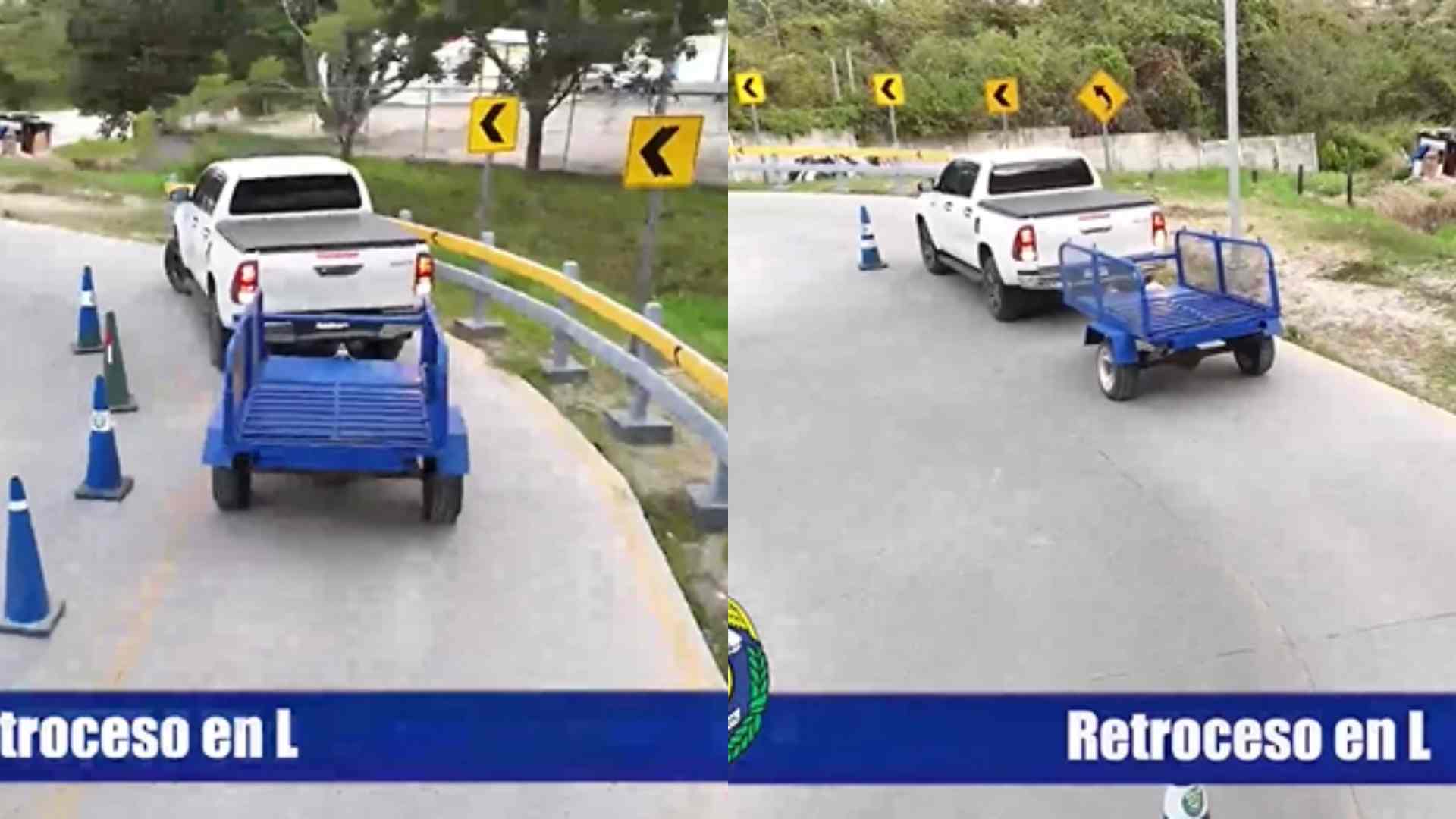 VIDEO: Así es el examen práctico para obtener la licencia de conducir B+E en Honduras
