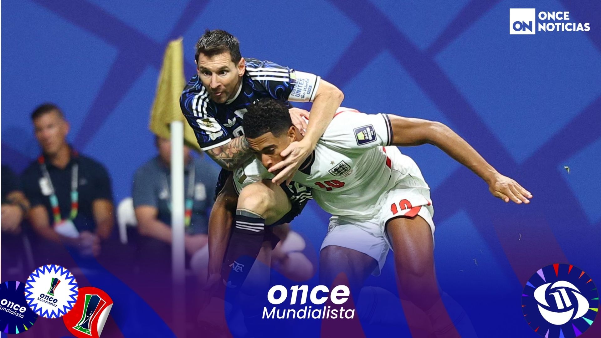 Revelan qué se dijeron Messi y Bellingham durante Argentina vs Inglaterra