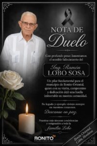 Muere Ramón "Moncho" Lobo Sosa, hermano del expresidente Pepe Lobo, a los 99 años