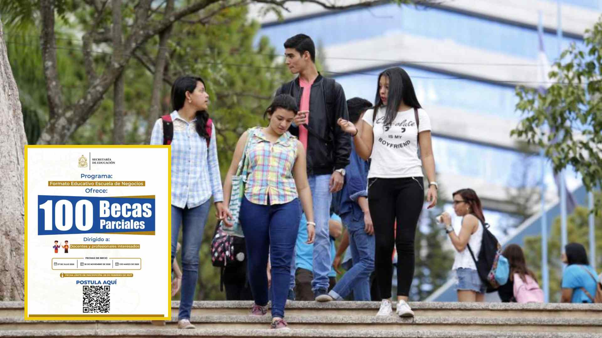 ¿Buscas una beca? Abren convocatoria con 100 cupos para hondureños