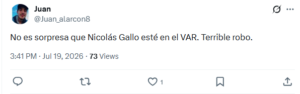¿Fue el VAR? La polémica que dejó a Argentina con un jugador menos ante España en la final del Mundial 2026