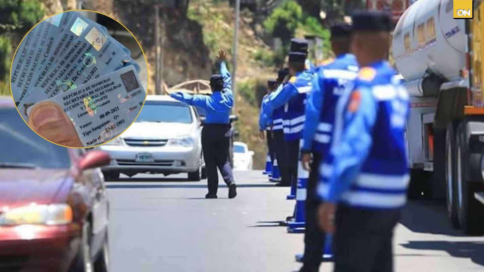 decomiso permisos conducir Honduras