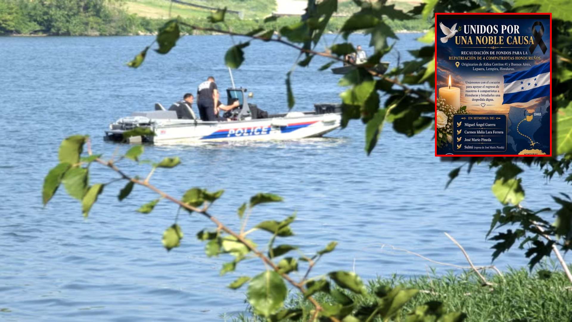 Trasciende muerte de varios hondureños en río de Ohio