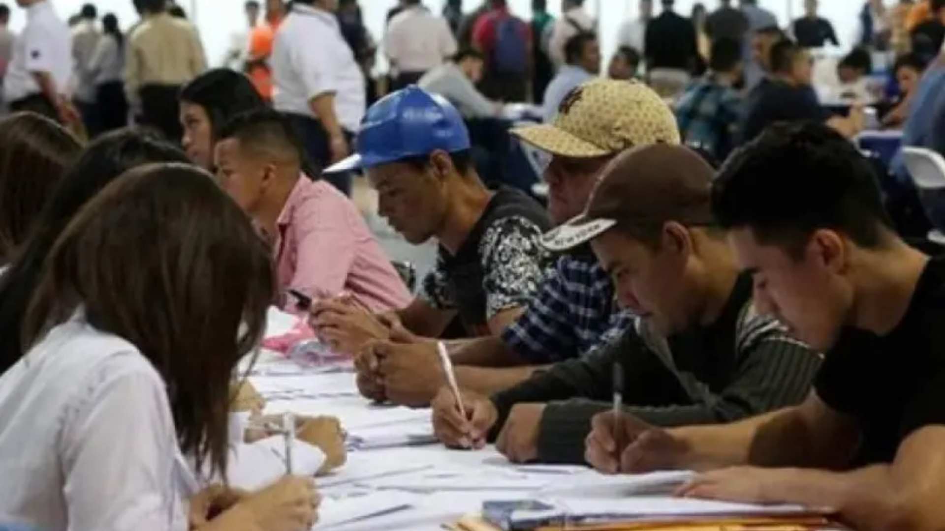 Jornada de empleo en el centro de Honduras en agosto