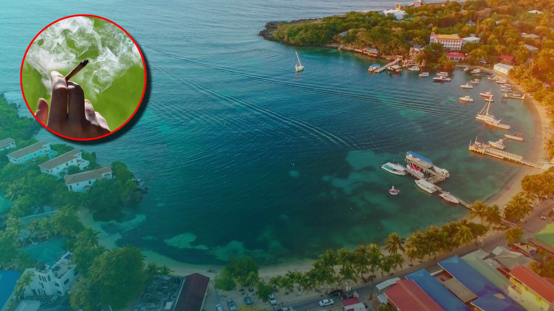 Esto pasará si te encuentran fumando marihuana en Roatán