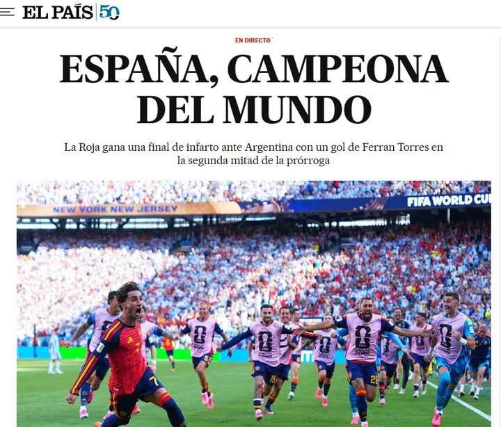 medios españoles triunfo España Mundial (1)