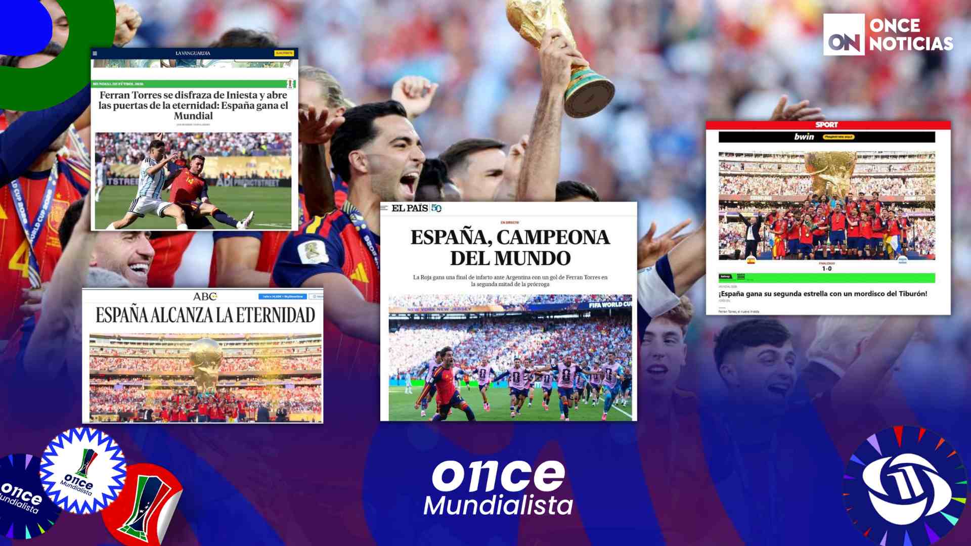 medios españoles triunfo España Mundial