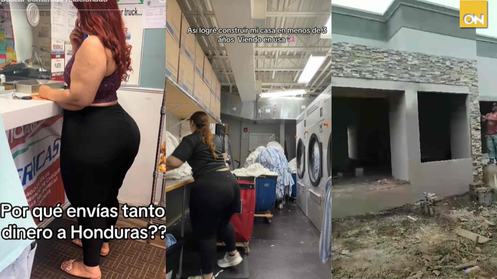 migrante hondureña construir casa